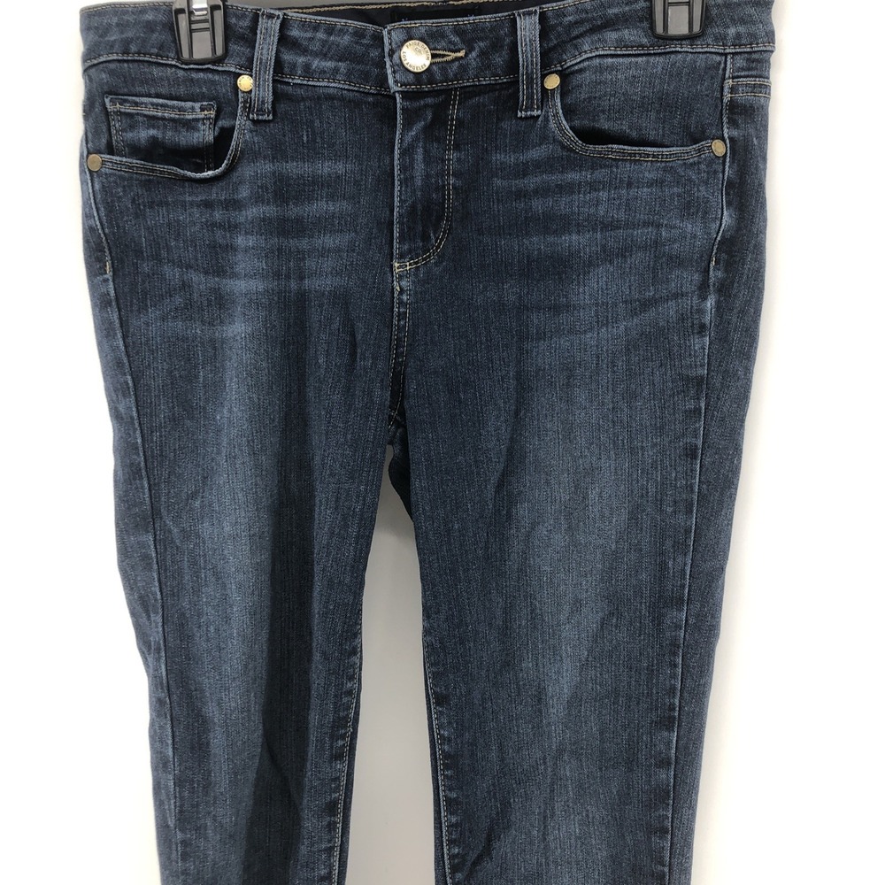 Paige Jeans Womens 29 Blue Denim Flat Front 5 Pockets Skyline Skinny Jean